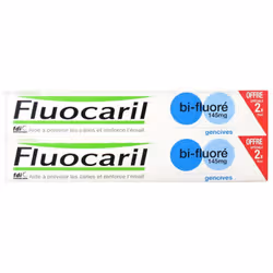 Fluocaril Dentifrice Gencives Bi-Fluoré 145 mg Lot de 2 x 75 ml