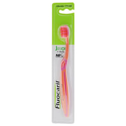 Fluocaril Brosse à Dents Junior 7-12 Ans Extra-Souple - Couleur : Orange et Rose