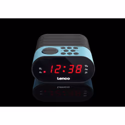 Lenco CR-07 Horloge Noir, Bleu - Vue supplémentaire 2