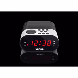 Lenco CR-07 Horloge Noir, Blanc - Vue supplémentaire 2
