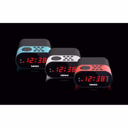 Lenco CR-07 Horloge Noir, Blanc - Vue supplémentaire 5