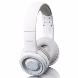 Lenco HPB-330WH écouteur/casque Avec fil &sans fil Arceau Appels/Musique Micro-USB Bluetooth Blanc