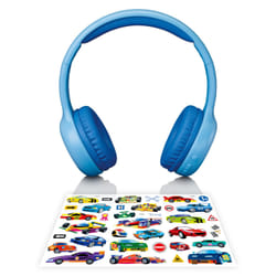 Lenco HPB-110 Kids Kopfhörer BT blau 85DB Limite akku stickers Casque Avec fil &sans fil Arceau Micro-USB Bluetooth Bleu