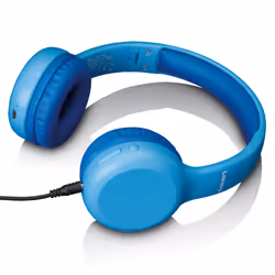 Lenco HPB-110 Kids Kopfhörer BT blau 85DB Limite akku stickers Casque Avec fil &sans fil Arceau Micro-USB Bluetooth Bleu - Vue supplémentaire 6