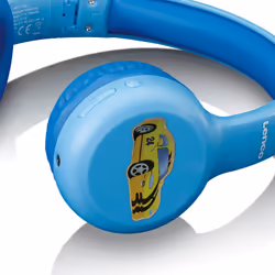 Lenco HPB-110 Kids Kopfhörer BT blau 85DB Limite akku stickers Casque Avec fil &sans fil Arceau Micro-USB Bluetooth Bleu - Vue supplémentaire 7