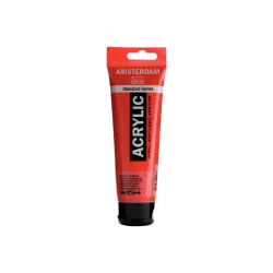 AMSTERDAM Peinture acrylique 120ml 17093962 naph.rouge m.