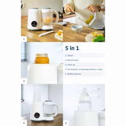 Alecto BFP-66 robot de cuisine 9999 W 0,57 L Blanc - Vue supplémentaire 4