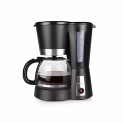 Tristar CM-1236 Cafetière électrique, Machine à café filtre, 1,2 L, Café moulu, 900 W, Noir, Acier inoxydable