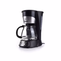 Tristar CM-1235 Cafetière électrique, Machine à café filtre, 0,75 L, Café moulu, 700 W, Noir, Acier inoxydable