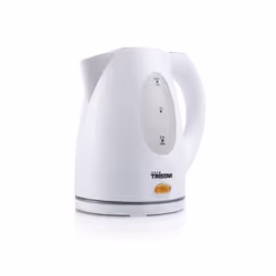 Tristar WK-1324 Bouilloire, 1,5 L, 2000 W, Blanc, Plastique, Indicateur de niveau d'eau, Arrêt de sécurité en cas de surchauf ...