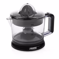 Princess 201004 Presse-agrumes - Classic Black, Noir, Transparent, 1 L, 1 m, Plastique, Chine, 25 W