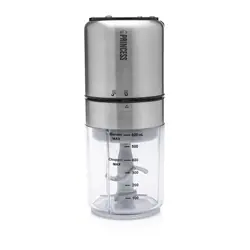Princess 221080 hachoir électrique 0,5 L 350 W Noir, Acier inoxydable, Transparent