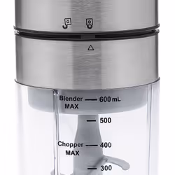 Princess 221080 hachoir électrique 0,5 L 350 W Noir, Acier inoxydable, Transparent - Vue supplémentaire 5