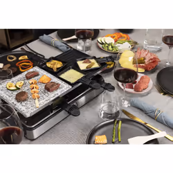 Princess Appareil à raclette 162635 pour 8 personnes avec pierre et grill Deluxe - Vue supplémentaire 16