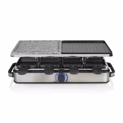 Princess Appareil à raclette 162635 pour 8 personnes avec pierre et grill Deluxe