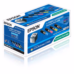Epson Pack économique S050268, 4000 pages, 1500 pages, Noir, Cyan, Magenta, Jaune, 1 pièce(s)