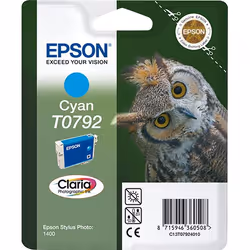 Epson Owl Cartouche "Chouette" - Encre Claria C, Original, Cyan, Epson, - Epson Stylus Photo PX830FWD - Epson Stylus Photo PX ...