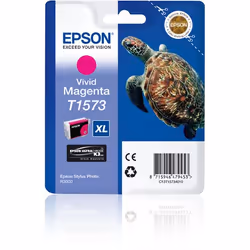 Epson Turtle Cartouche "Tortue" - Encre UC K3 VM M, Original, Encre à pigments, Magenta vif, - Epson Stylus Photo R3000, 1 pi ...