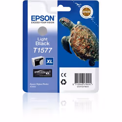 Epson Turtle Cartouche "Tortue" - Encre UC K3 VM G, Original, Encre à pigments, Noir pâle, Epson, - Epson Stylus Photo R3000, ...