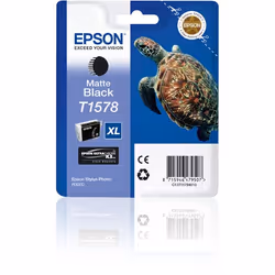 Epson Turtle Cartouche "Tortue" - Encre UC K3 VM Nm, Original, Encre à pigments, Noir mat, Epson, - Epson Stylus Photo R3000, ...