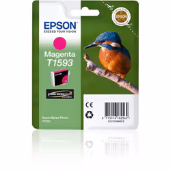 Epson Cartouche "Martin-pêcheur" - Encre UltraChrome Hi-Gloss2 Magenta, Original, Encre à pigments, Magenta, Epson, - Epson S ...