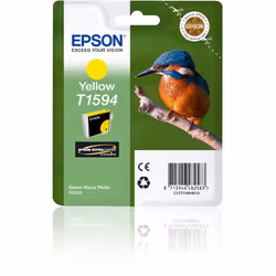 Epson Cartouche "Martin-pêcheur" - Encre UltraChrome Hi-Gloss2 Jaune, Original, Encre à pigments, Jaune, Epson, - Epson Stylu ...