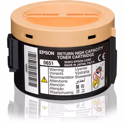 Epson Return Toner Noir Haute Capacité (2 200 p), 2200 pages, Noir, 1 pièce(s)