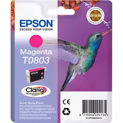 Epson Hummingbird Cartouche "Colibri" - Encre Claria M, Original, Encre à pigments, Magenta, Epson, - Epson Stylus Photo RX68 ...