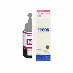 Epson T6733 Magenta ink bottle 70ml, Original, Encre à colorant, Photo magenta, Epson L800, 1 pièce(s), Impression à jet d'en ...