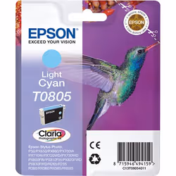 Epson Hummingbird Cartouche "Colibri" - Encre Claria Cc, Original, Encre à pigments, Cyan clair, Epson, - Epson Stylus Photo  ...