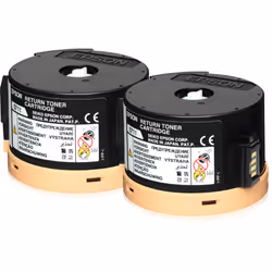 Epson Pack 2 return Toners Noir (2 x 2500 p), 2500 pages, Noir, 1 pièce(s)