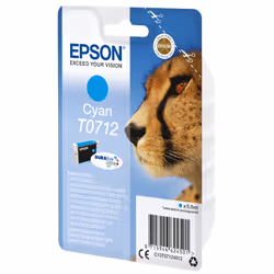 Epson Cartouche "Guépard" - Encre DURABrite Ultra C (C13T07124012) - Vue supplémentaire 2