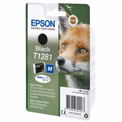 Epson Fox Singlepack Black T1281 DURABrite Ultra Ink - Vue supplémentaire 2
