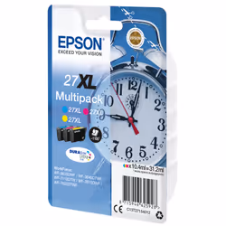 Epson Alarm clock Multipack "Réveil" 27XL - Encre DURABrite Ultra C,M,J (C13T27154012)