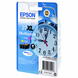 Epson Alarm clock Multipack "Réveil" 27XL - Encre DURABrite Ultra C,M,J (C13T27154012) - Vue supplémentaire 4