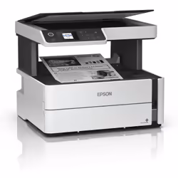 Epson EcoTank M2140, Jet d'encre, Impression mono, 1200 x 2400 DPI, Copie simple, A4, Blanc