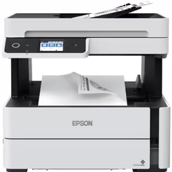 Epson EcoTank ET-M3140, Jet d'encre, Impression mono, 1200 x 2400 DPI, Copie simple, A4, Noir, Blanc