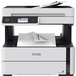 Epson EcoTank M3140, Jet d'encre, Impression mono, 1200 x 2400 DPI, Copie simple, A4, Blanc
