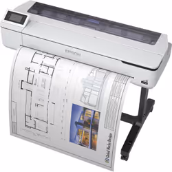 Epson SureColor SC-T5100 - Wireless Printer (with Stand), Jet d'encre, 2400 x 1200 DPI, ESC/P-R, HP-GL/2, HP-RTL, Noir, Cyan, ...