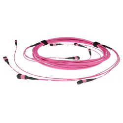 ACT DC5411 câble de fibre optique 50 m MPO/MTP OM4 Violet
