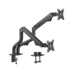 Gembird MA-DA2-02 support d'écran plat pour bureau 81,3 cm (32") Noir