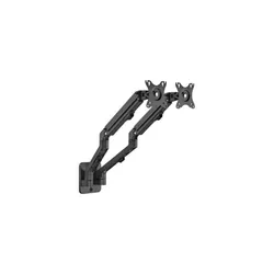 Gembird MA-WA2-01 support d'écran plat pour bureau 68,6 cm (27") Noir Mur