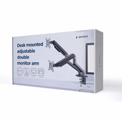 Gembird MA-DA2-05 support d'écran plat pour bureau 81,3 cm (32") Gris - Vue supplémentaire 10