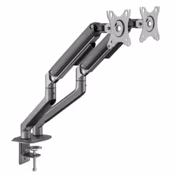 Gembird MA-DA2-05 support d'écran plat pour bureau 81,3 cm (32") Gris - Vue supplémentaire 2