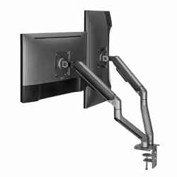 Gembird MA-DA2-05 support d'écran plat pour bureau 81,3 cm (32") Gris - Vue supplémentaire 5