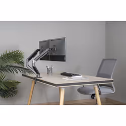 Gembird MA-DA2-05 support d'écran plat pour bureau 81,3 cm (32") Gris - Vue supplémentaire 7
