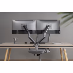 Gembird MA-DA2-05 support d'écran plat pour bureau 81,3 cm (32") Gris - Vue supplémentaire 8