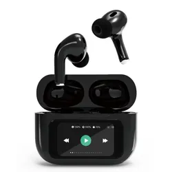 Gembird GMB Audio TWS-LCD-ANC-01-BK écouteur/casque Sans fil Ecouteurs Appels/Musique USB Type-C Bluetooth Noir