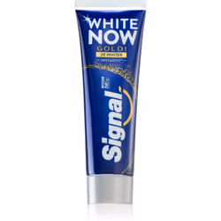Le dentifriceSignal White Now Gold est conçu pour délicatement blanchir vos dents. Son utilisation régulière supprime efficac ...