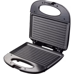 Grille Panini SWISSCOOK - Puissance: 800 Watts - Anti-adhésives - Indicateurs lumineux - Rapide à chauffer - Facilement netto ...